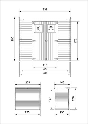 Wooden Garden Shed