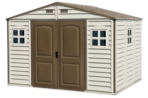 Duramax WoodSide 10 x 8 Plastic Garden Shed