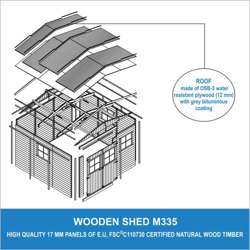 Wooden Garden Shed - Apex Shiplap Wooden Shed