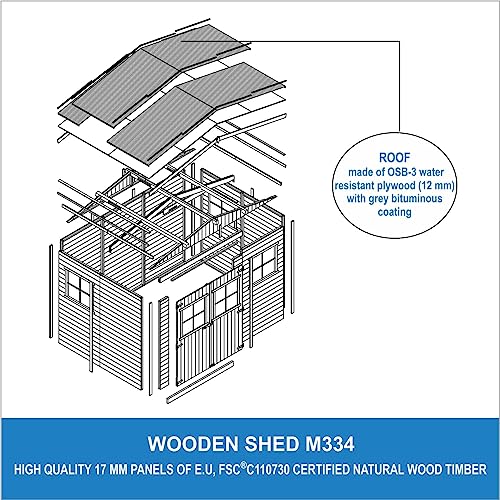 Wooden Garden Shed, Sheds and Outdoor Storage - Wooden Shed