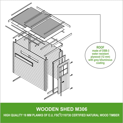 Wooden Garden Shed - Sheds and Outdoor Storage
