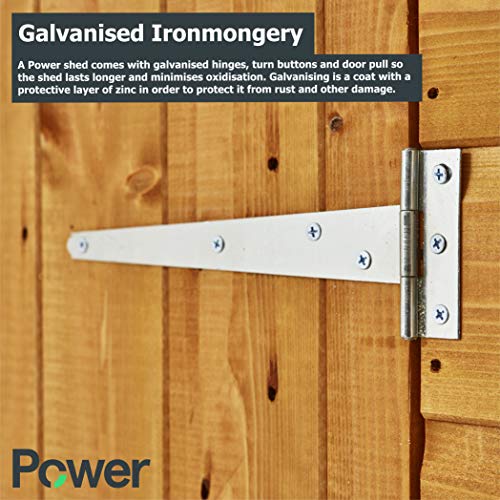 POWER High Grade Premium Pent Garden Wooden Shed