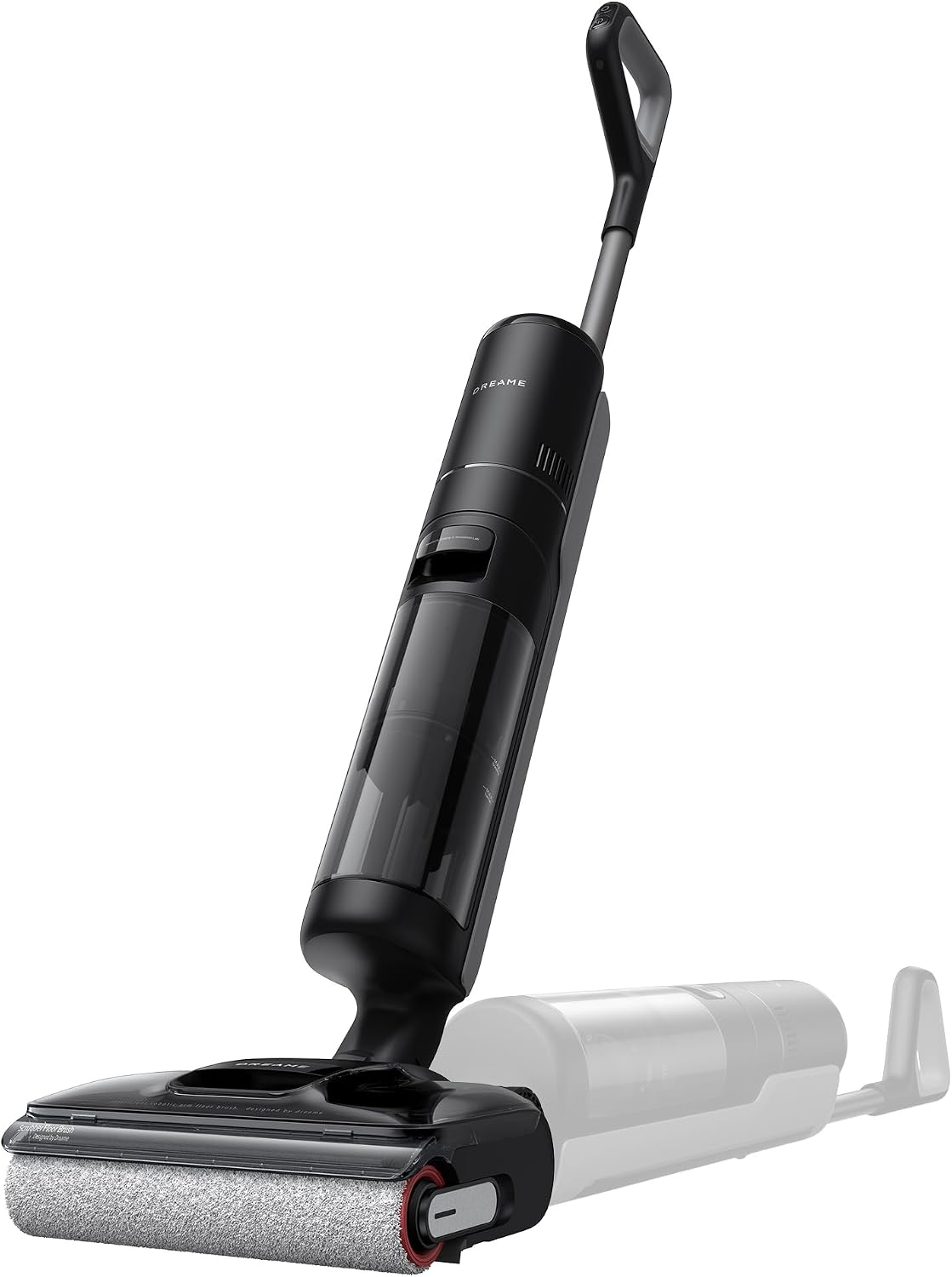 dreame H12 Pro FlexReach Nass- und Trockensauger, Flaches 180°-Design, Trocknung in 5 Minuten, 18.000 Pa Saugkraft, 90 °C Heißwäsche, Doppel-Kantenreinigung, Reinigung in 50 Minuten