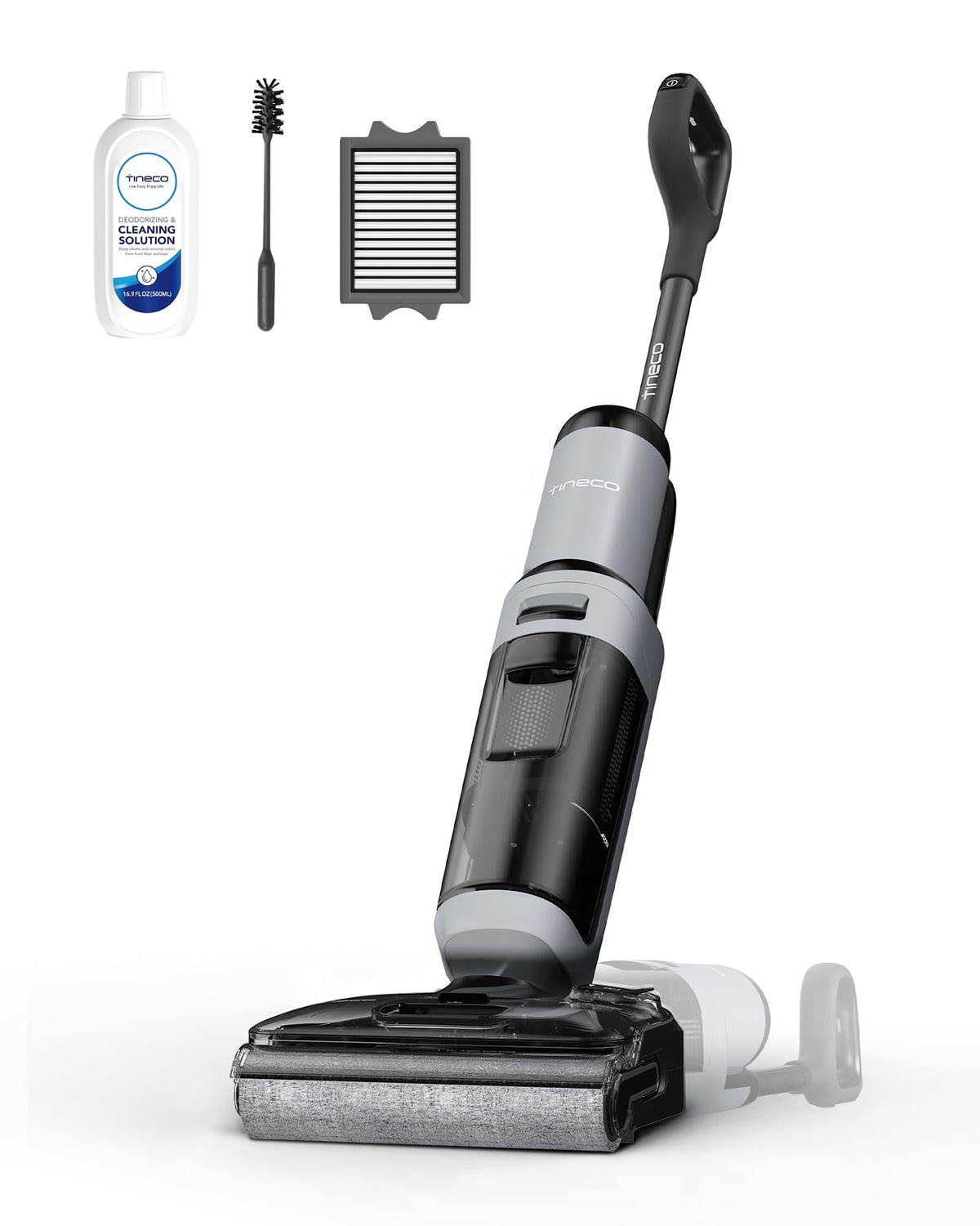 Tineco Floor One Stretch S6 Nass Trockensauger, 20Kpa,180°-Flachdesign