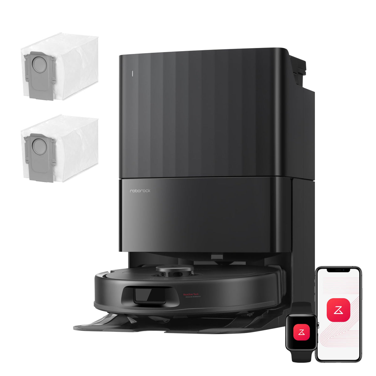 roborock Qrevo S Pro Saugroboter mit Wischfunktion, 18.500 Pa Saugkraft