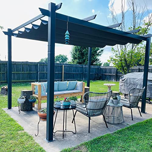 PURPLE LEAF 3 X 3.65 M Metal Pergola