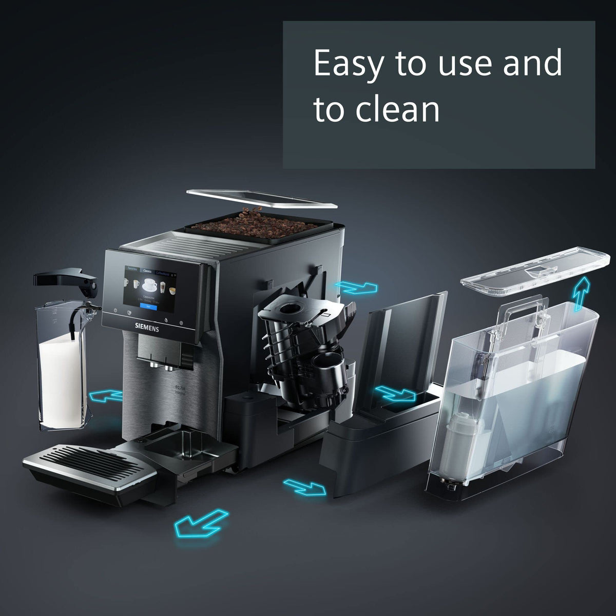 Siemens Home Connect Bean to Cup Fully