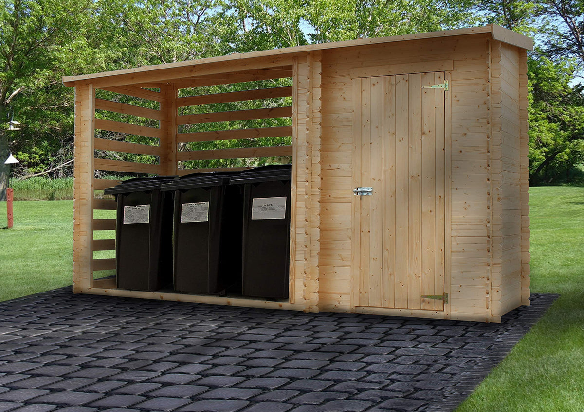 Wooden Garden Shed and Log shed
