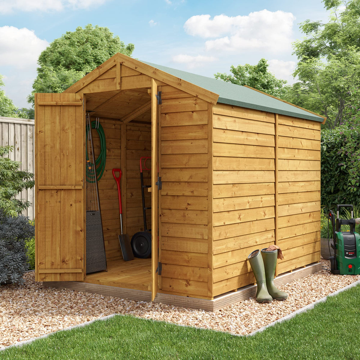 BillyOh Keeper Overlap Garden Shed