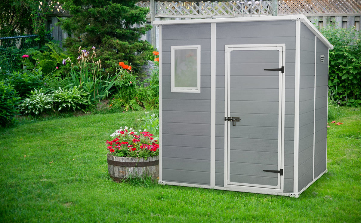 Keter Manor Pent Garden Storage Shed 6 x 6 feet