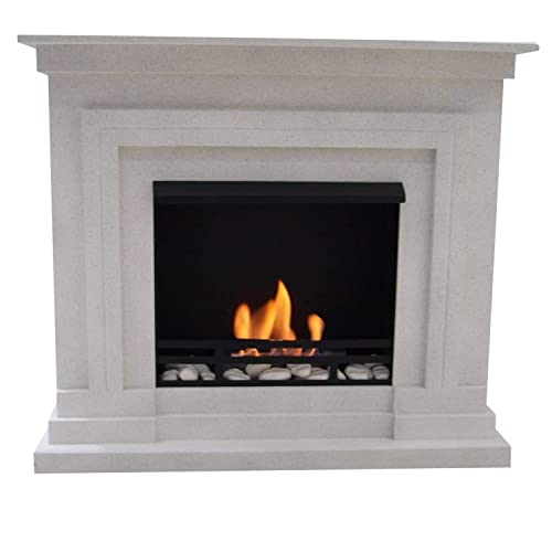 Kaminbau Model Berlin Deluxe Granite Light