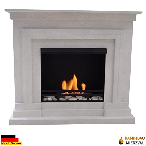 Kaminbau Model Berlin Deluxe Granite Light