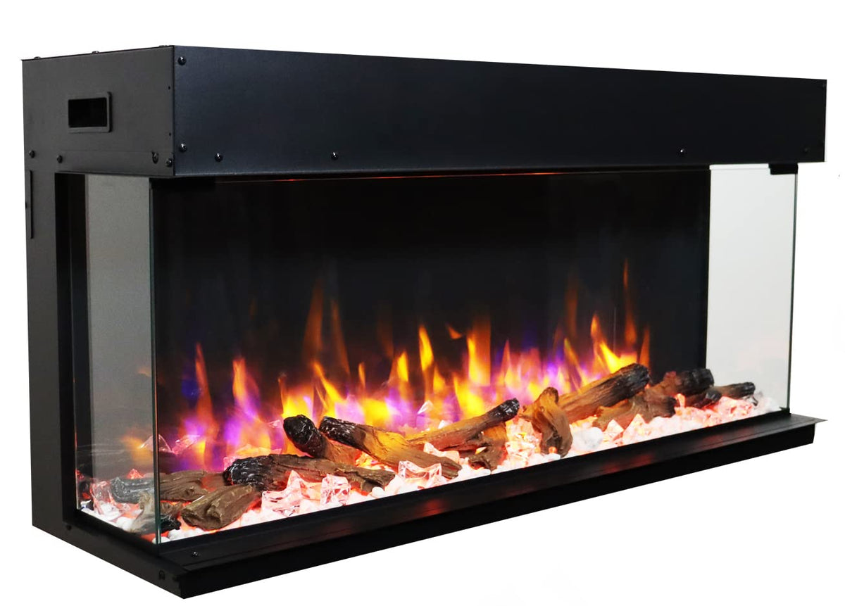 Endeavour Fires 48''/1230mm Rosedale 3D Media Wall Inset Electric Fireplace