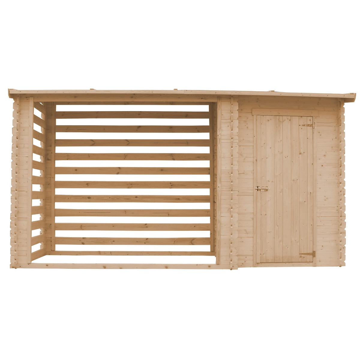 Wooden Garden Shed and Log shed