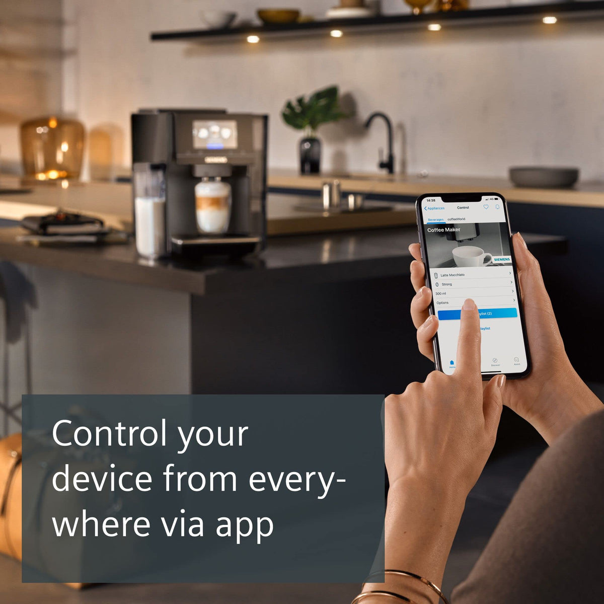 Siemens  Home Connect Bean to Cup Fully
