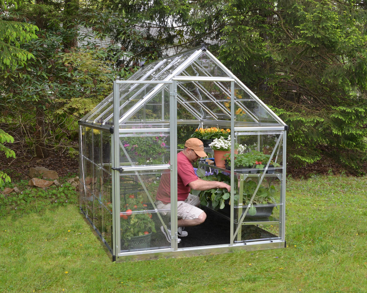 Palram Canopia Harmony 6x8 Silver Greenhouse