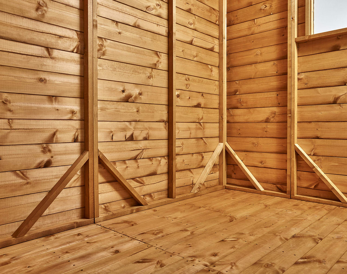 POWER High Grade Premium Pent Garden Wooden Shed